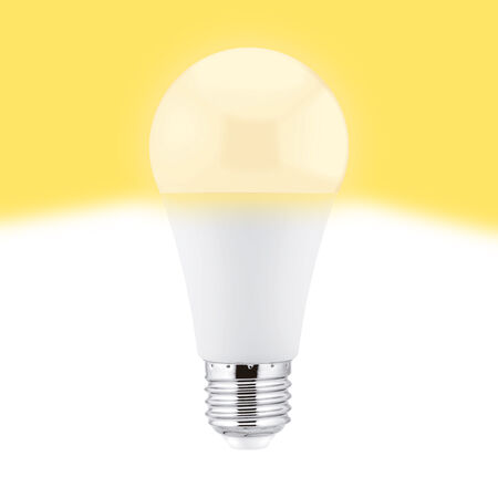 Bombilla Led esférica e27 plástico TM a65 15W cálida