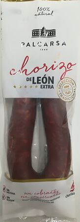 Chorizo de le&oacute;n Palcarsa pieza 325g