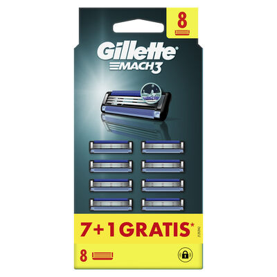 Recambios maquinilla de afeitar Gillette Mach3 Pack Ahorro 7+1