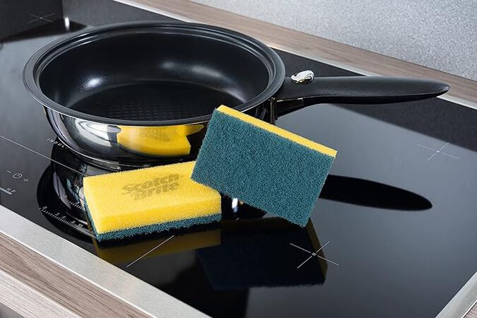Estropajo de fibra con esponja Scotch-Brite 2 uds no raya