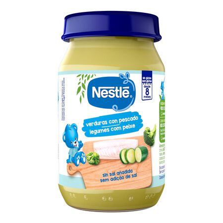 Tarro de verduras con pescado Nestlé 190g
