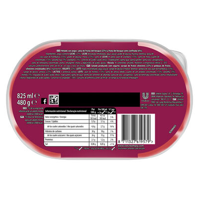 Helado Carte D'or frutas del bosque 825ml