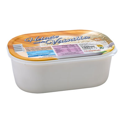 Helado en tarrina Alipende 1l vainilla