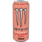 Bebida energ&eacute;tica energy Ultra Peachy Keen Monster 500ml Lata