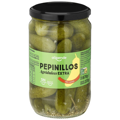 Pepinillos agridulce sin gluten Alipende 370g