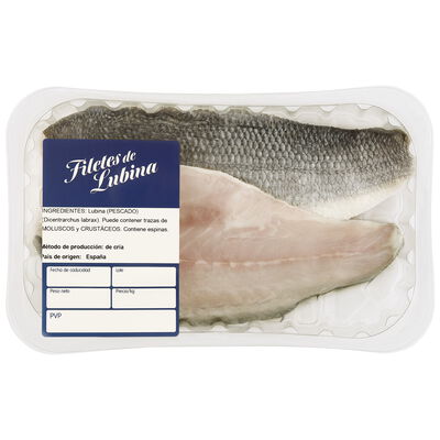 Filetes de lubina de cría Gourmar bandeja