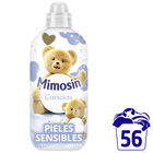 Suavizante concentrado Mimosín 56 lavados caricias pieles sensibles