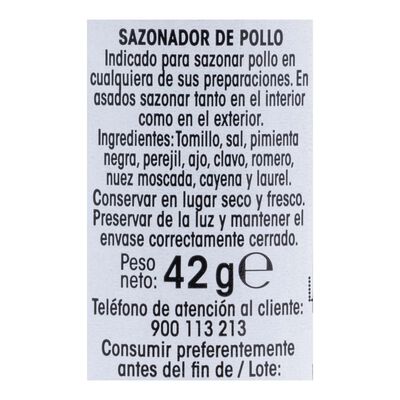 Sazonador Alipende 42G Pollo