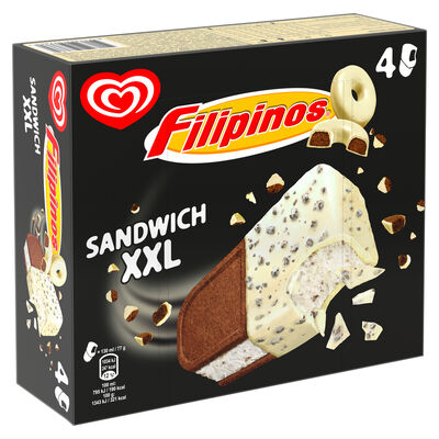 Helado sandwich XXL Filipinos 4 uds