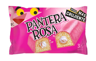 Pastelito Pantera Rosa Bimbo 3 uds relleno de crema