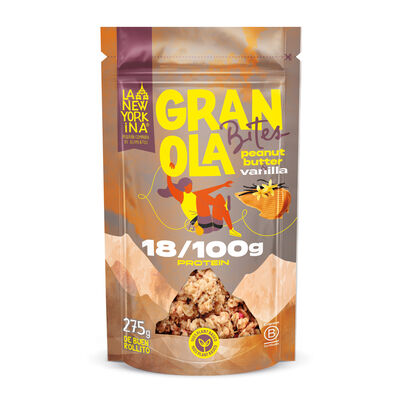 Granola de crema de cacahuete y vainilla La Newyorkina Real Fooding 275g