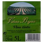 Vino tinto de mesa Vi&ntilde;as Bajas garrafa 5l