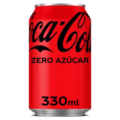 Refresco cola Coca-Cola lata 33cl zero az&uacute;car