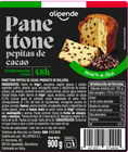 Panettone con pepitas de cacao alipende 900 g