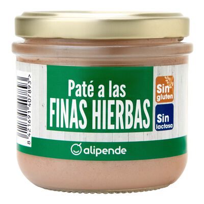 Pat&eacute; a las finas hierbas Alipende 160g