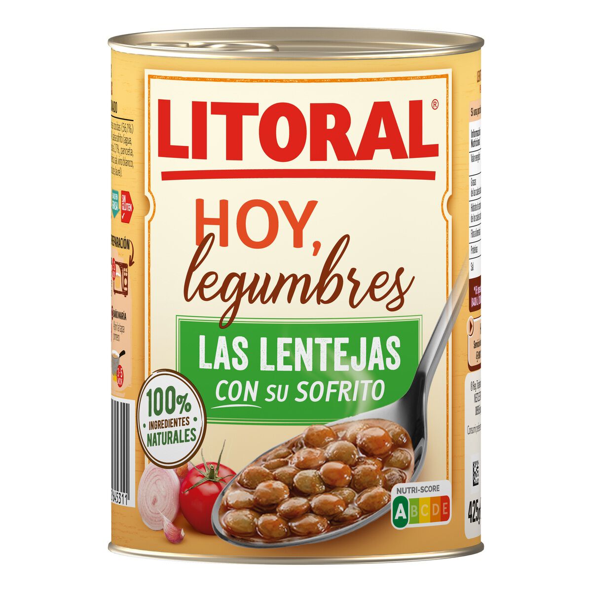 Lentejas de la abuela Litoral 425g