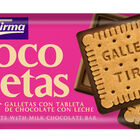 Galletas de chocolate con leche con tableta Tirma 160g