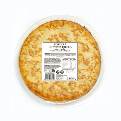 Tortilla de patata con cebolla Palacios 1,3kg