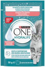 Alimento complementario para gato con salmón Purina One Hydralife 50g