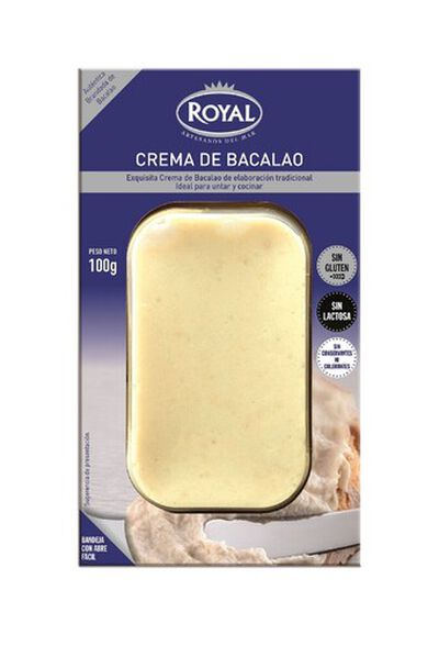 Crema de bacalao Royal 100g sin gluten