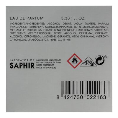 Eau de parfum Saphir woman 100ml rose