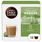 Caf&eacute; Latte Genova intensidad 8 Dolce Gusto 14 c&aacute;psulas