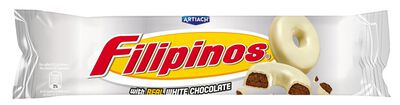 Galletas de chocolate blanco Filipinos 128g