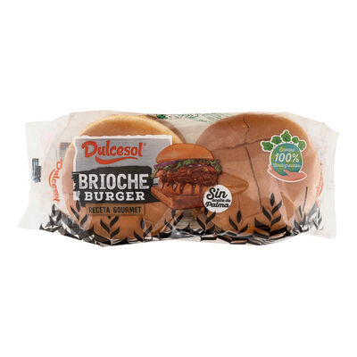 Pan brioche burguer Dulcesol 340g