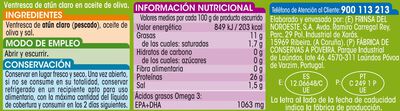 Ventresca de atún claro en aceite oliva Alipende 73g 