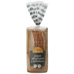 Pan de molde Pan Milagros de 675 g con pipas de girasol y calabaza