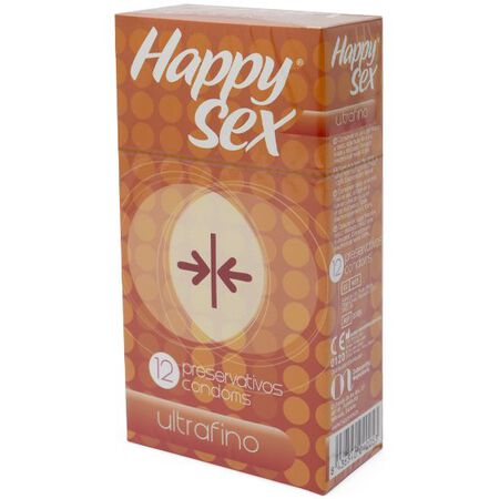 Preservativos Happy Sex 12 uds ultrafino
