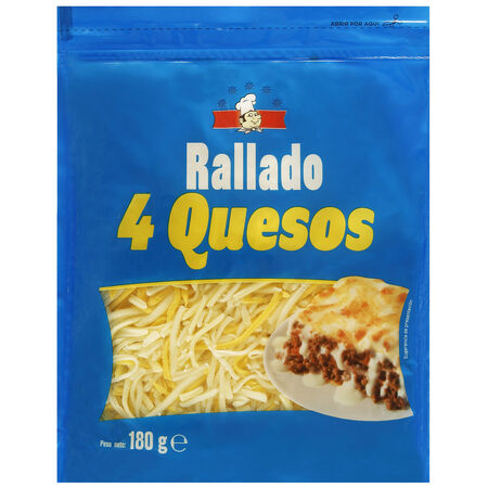 Rallado 4 quesos Lafuente 180g