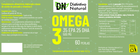 Complemento alimenticio Omega 3 Distintivo Natural 30 c&aacute;psulas