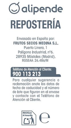 Almendra cruda Alipende 125g molida