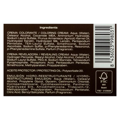 Tinte de cabello Alc&aacute;ntara Brilliant Color n&ordm; 4 caf&eacute;