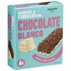 Barritas de cereales con chocolate blanco Alipende 138g