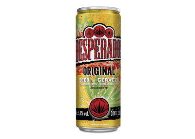 Cerveza rubia aromatizada con tequila Desperados 33cl