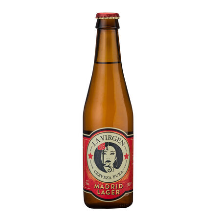 Cerveza artesana La Virgen Madrid botella 33cl 