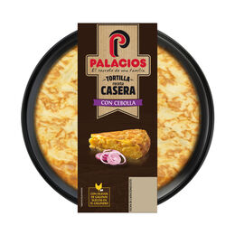 Tortilla de patata con cebolla sin gluten Palacios 650g