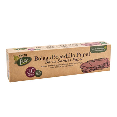 Bolsa papel bocadillo Fliss 30 ud. 30 uds