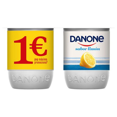Yogur Danone pack 4 limón
