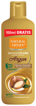 Gel de baño Natural Honey 600+100ml argán