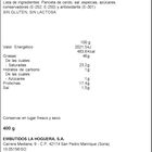 Taco de torrezno adobado La Hoguera 350g