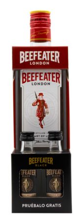Ginebra Beefeater 70cl+ 2 Mini Black