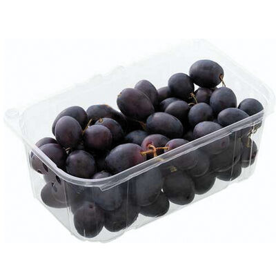 Uva negra con semilla bandeja 500g