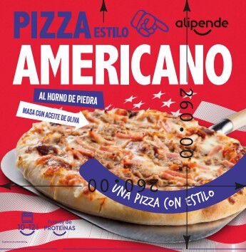Pizza Americana Alipende 570g