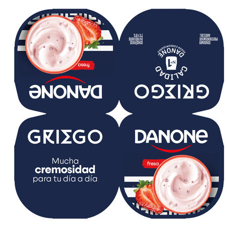 Yogur griego fresa 110g Pack 4