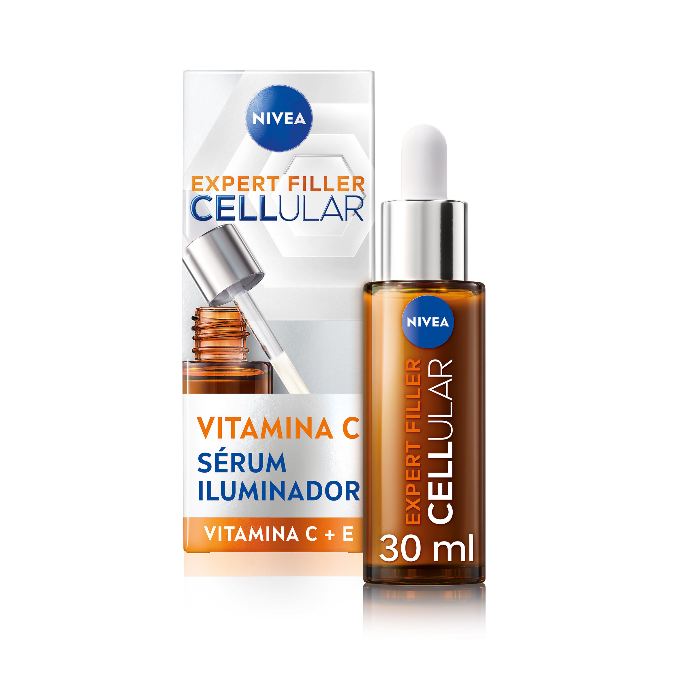 Serum iluminador cellular expert filler Nivea 30ml vitamina C