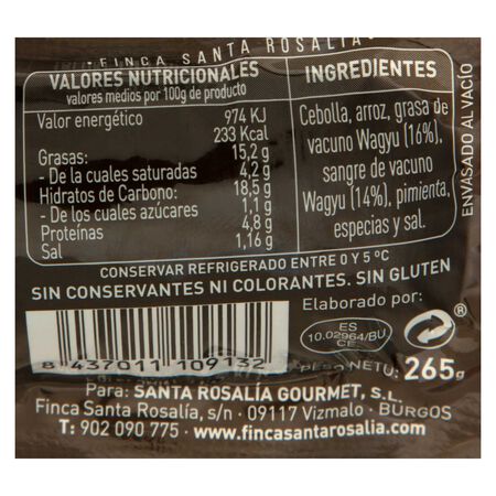 Morcilla de Burgos de Wagyu 265g
