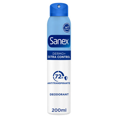 Desodorante spray Sanex Dermo Extra Control 72h Antitranspirante 200ml